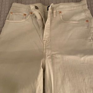 Gap high waisted wide leg cropped jean